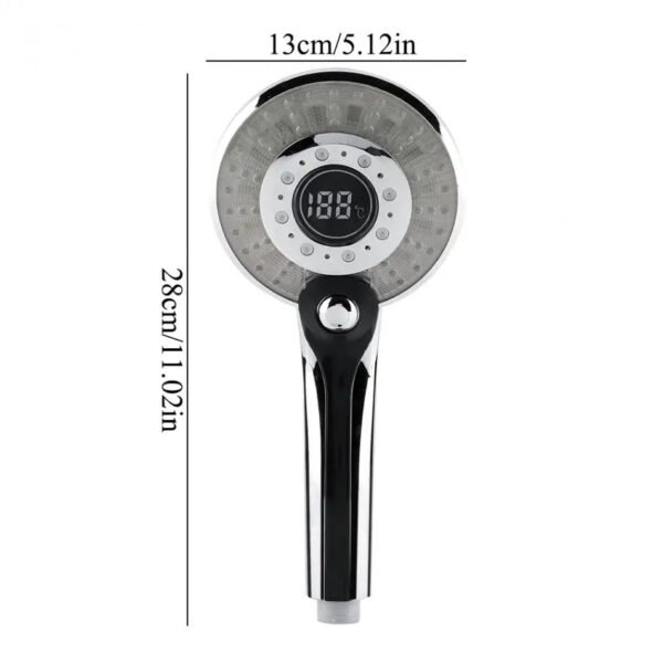 LED Shower Head with Digital Temperature Control - Image 6