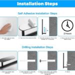 Stainless Steel Adhesive Toilet Paper Holder - Image 4