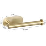 Stainless Steel Adhesive Toilet Paper Holder - Image 16