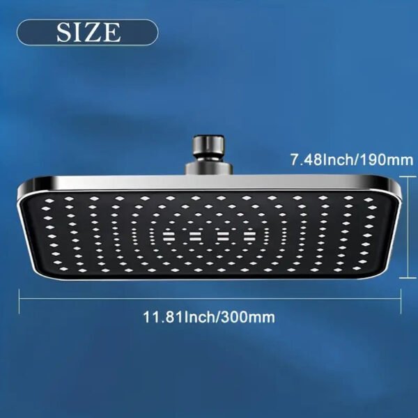 High-Pressure Rainfall Shower Head - Image 6