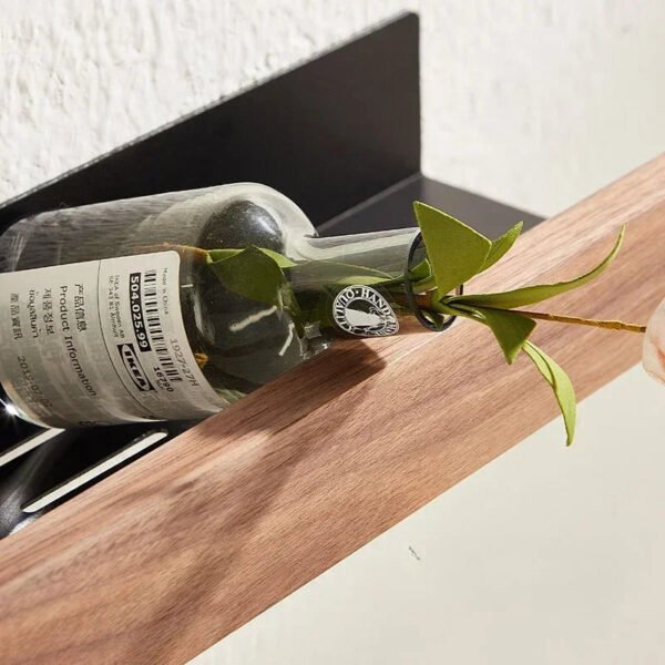Punch-Free Wooden Bathroom Shelf - Image 3