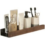 Punch-Free Wooden Bathroom Shelf - Image 4