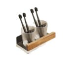 Punch-Free Wooden Bathroom Shelf - Image 5