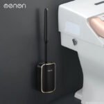 Wall-Mounted Quick-Drain Toilet Brush Set - Image 10