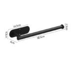 Stainless Steel Adhesive Toilet Paper Holder - Image 15
