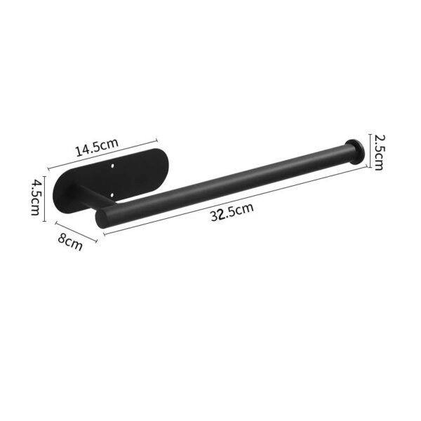 Stainless Steel Adhesive Toilet Paper Holder - Image 15