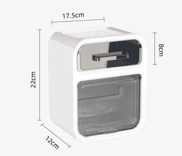 Wall-Mounted Bathroom Tissue Box - Image 6