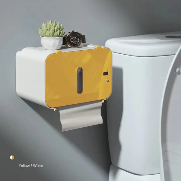 Induction Toilet Paper Holder Shelf - Image 9