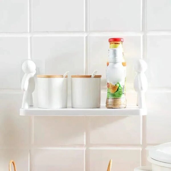 Self-Adhesive Bathroom Shampoo Storage Rack - Image 5