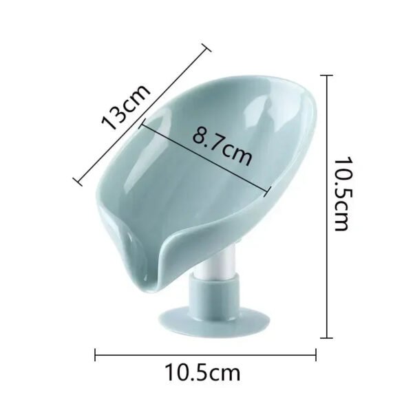 Leaf Shape Soap Holder with Suction Cup - Image 7