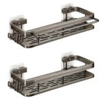 Stainless Steel Bathroom Storage Rack - Image 6