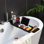 Extendable Bamboo Bathtub Shelf Tray - Image 2
