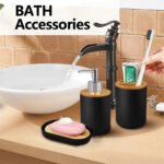 Bathroom Set Soap Dispenser Toothbrush Holder Soap Box - Image 3