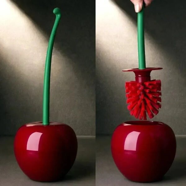Cherry Shaped Toilet Brush Set - Image 9