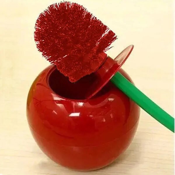 Cherry Shaped Toilet Brush Set - Image 4