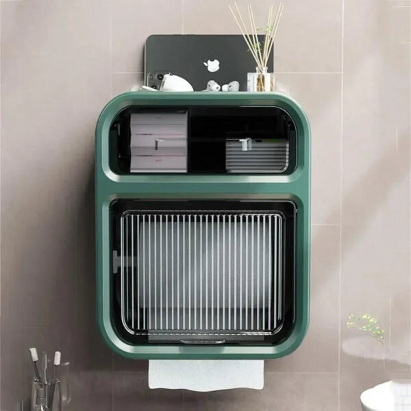 Wall-Mounted Bathroom Tissue Box - Image 7