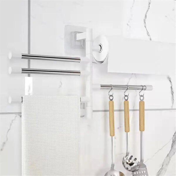 Wall Mounted Aluminum Towel Rack - Image 3