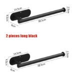 Stainless Steel Adhesive Toilet Paper Holder - Image 19