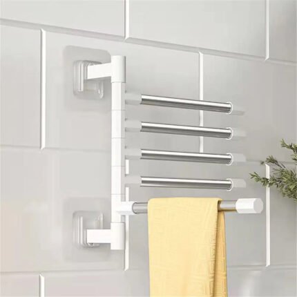 Wall Mounted Aluminum Towel Rack