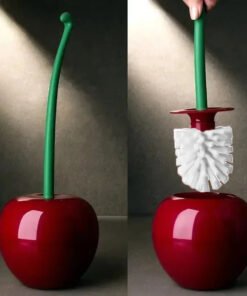 Cherry Shaped Toilet Brush Set