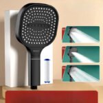 High Pressure Adjustable Shower Head - Image 2