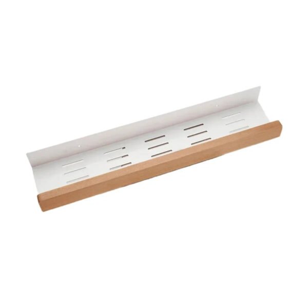Wooden Wall-Mounted Bathroom Storage Shelf - Image 8
