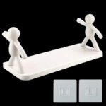 Self-Adhesive Bathroom Shampoo Storage Rack - Image 8