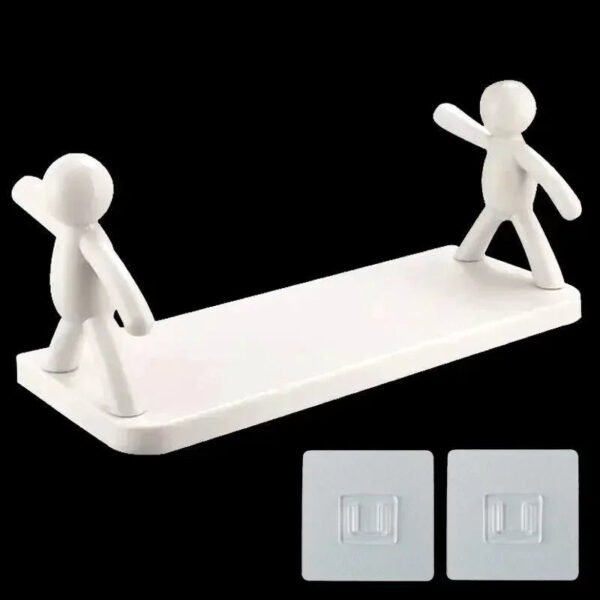 Self-Adhesive Bathroom Shampoo Storage Rack - Image 8