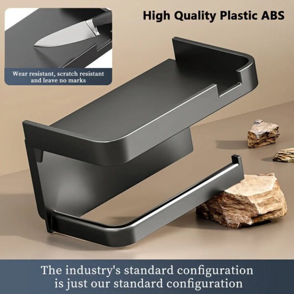 Wall-Mounted Toilet Paper Holder - Image 4