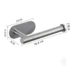 Stainless Steel Adhesive Toilet Paper Holder - Image 21