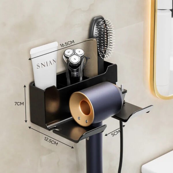 Wall-Mounted Hair Dryer Holder - Image 7