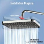 High-Pressure Rainfall Shower Head