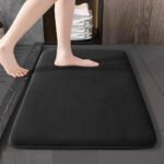 Super Absorbent Non-Slip Velvet Bathroom Door Floor Mat - Image 10