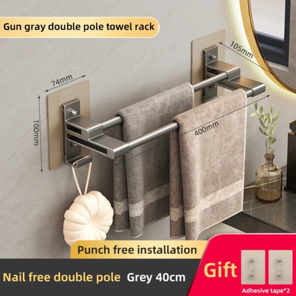 Space Aluminum Towel Rack - Image 8