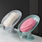 Leaf Shape Soap Holder with Suction Cup - Image 2
