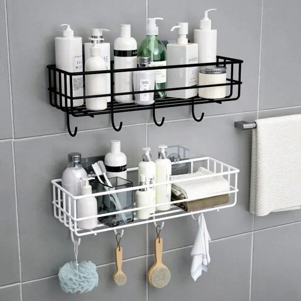 Japanese Style Wrought Iron Wall Shelf - Image 2