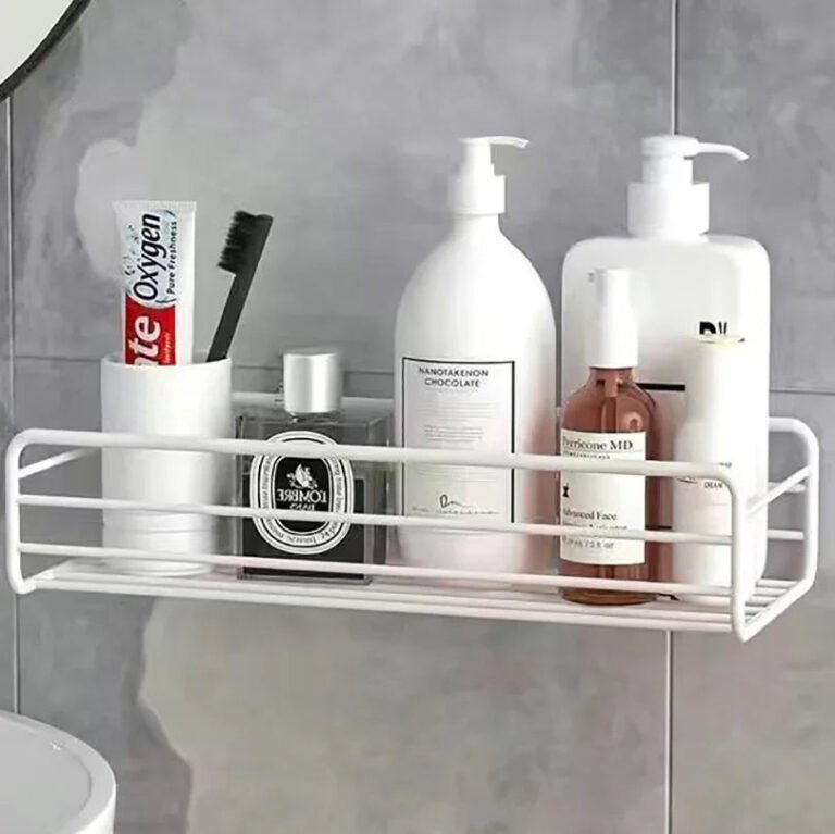 Floating Wall Shelf Metal Organizer Cart - Image 4