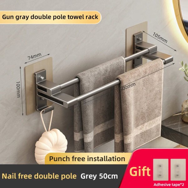 Space Aluminum Towel Rack - Image 10