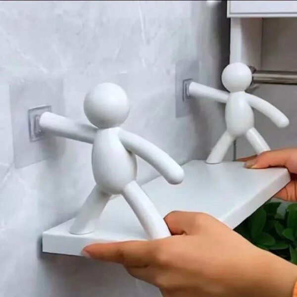 Self-Adhesive Bathroom Shampoo Storage Rack - Image 1