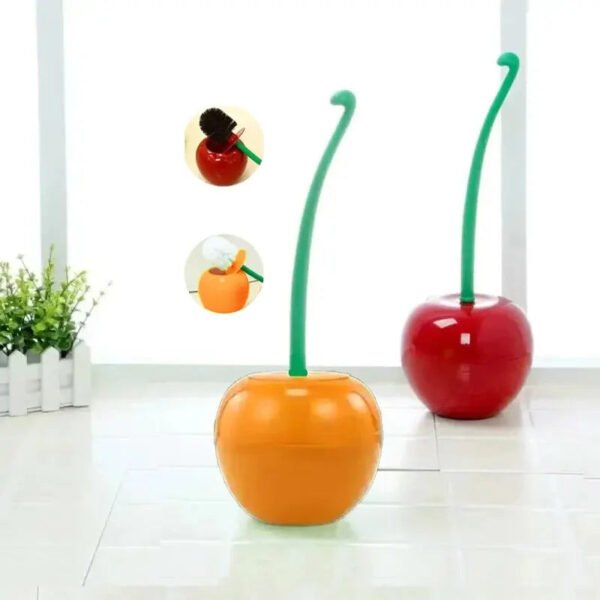 Cherry Shaped Toilet Brush Set - Image 5