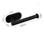 Stainless Steel Adhesive Toilet Paper Holder - Image 20