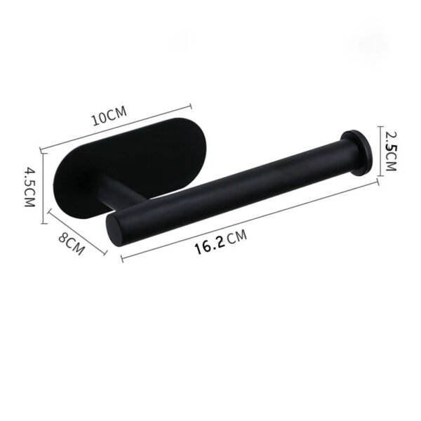 Stainless Steel Adhesive Toilet Paper Holder - Image 20