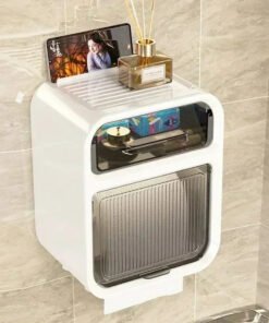 Wall-Mounted Bathroom Tissue Box