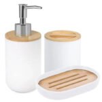Bathroom Set Soap Dispenser Toothbrush Holder Soap Box - Image 7