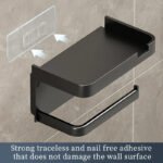 Wall-Mounted Toilet Paper Holder - Image 3