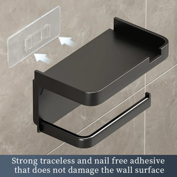 Wall-Mounted Toilet Paper Holder - Image 3