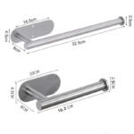 Stainless Steel Adhesive Toilet Paper Holder - Image 17