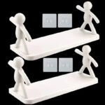 Self-Adhesive Bathroom Shampoo Storage Rack - Image 7
