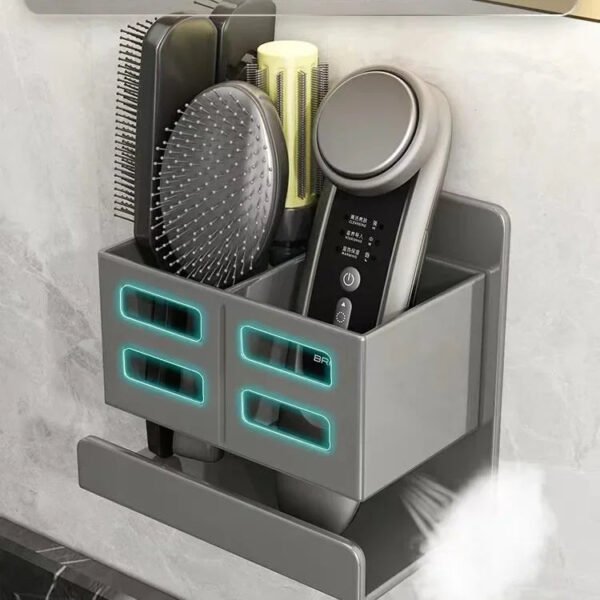 Hole-Free Multifunctional Wall-Mounted Storage Rack - Image 7