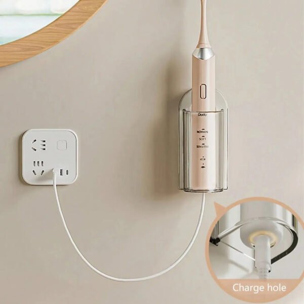 Electric Wall Mounted Toothbrush Holder Storage Base - Image 4